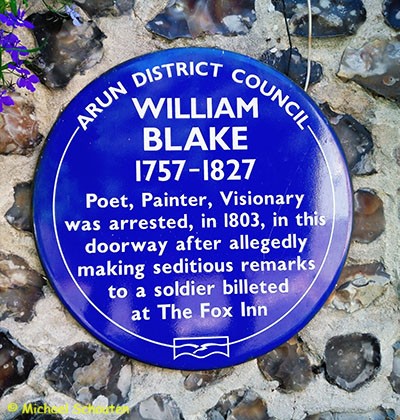 William Blake Blue Plaque.  by Michael Schouten. Published on 